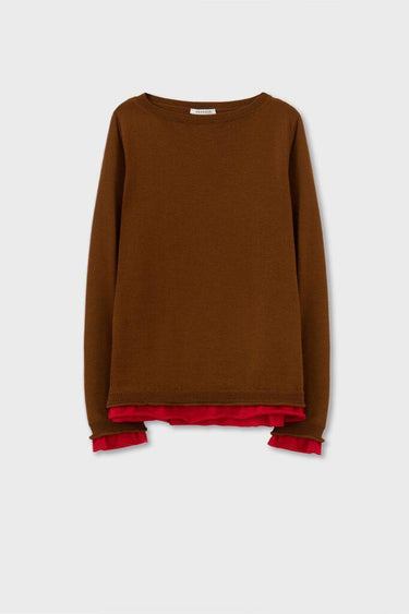 Merino Crewneck with Trim